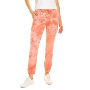 Cotton Citizen Dahlia Crystal Orange Milan High Waist Jogger Pants NEW LARGE